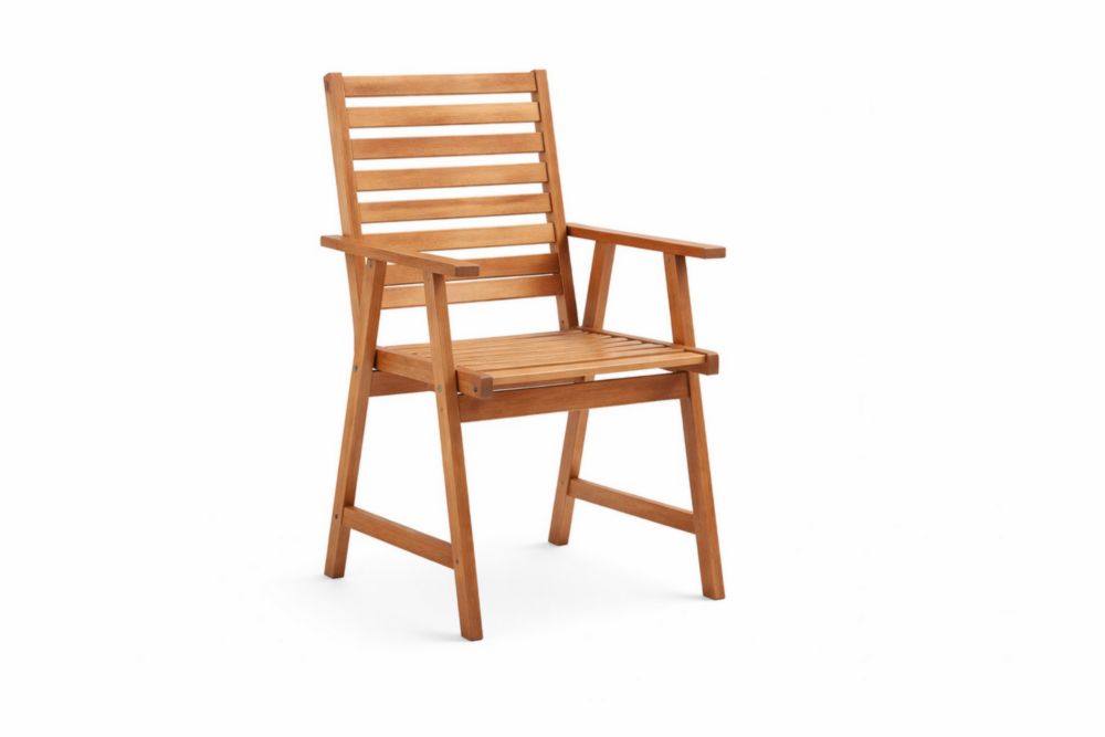 Chaise de jardin en bois d'acacia