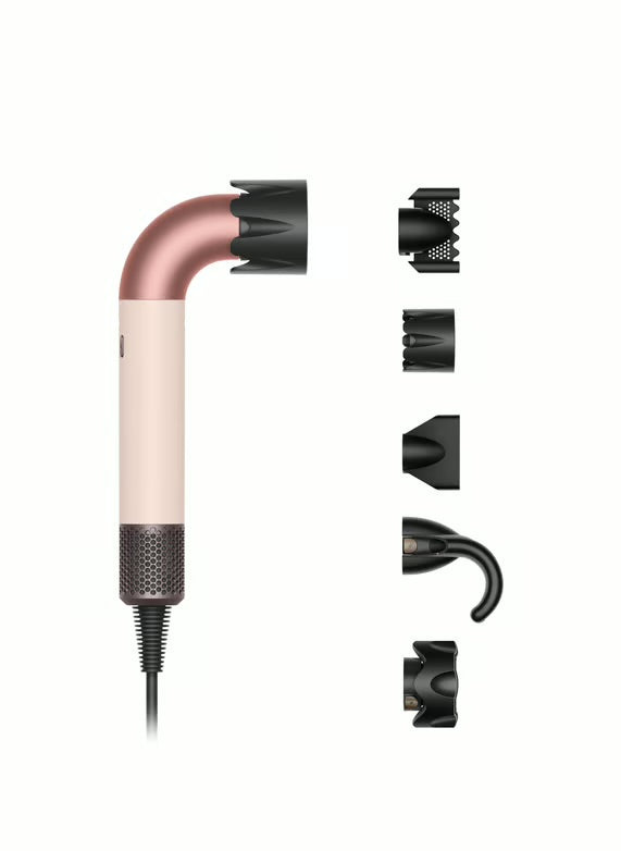 Sèche-cheveux Dyson Supersonic r™ - cheveux raides à ondulés (Rose Céramique)