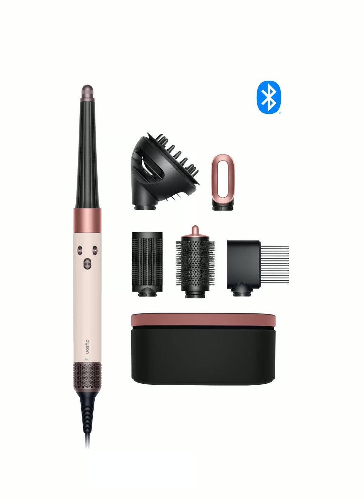 Multi-styler Dyson Airwrap i.d.™ - cheveux bouclés à frisés (Rose Céramique)