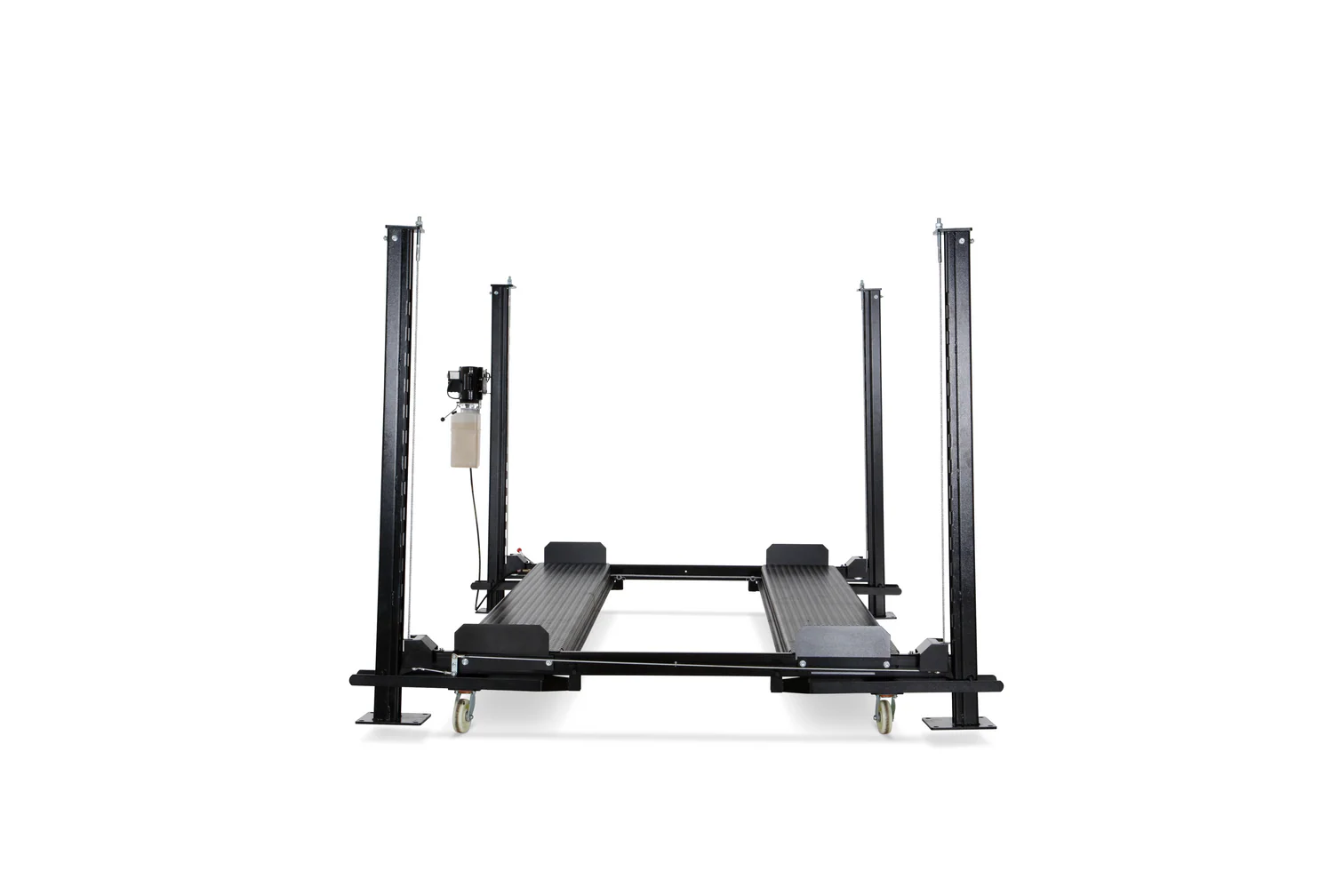 HyperLift 4-Post Car Lift – 9,000 lb Capacity, Halo Series Walk-Through, In Stock