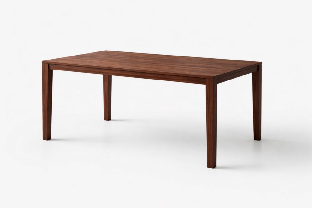 Tavolo Rettangolare in Legno Massello Marrone