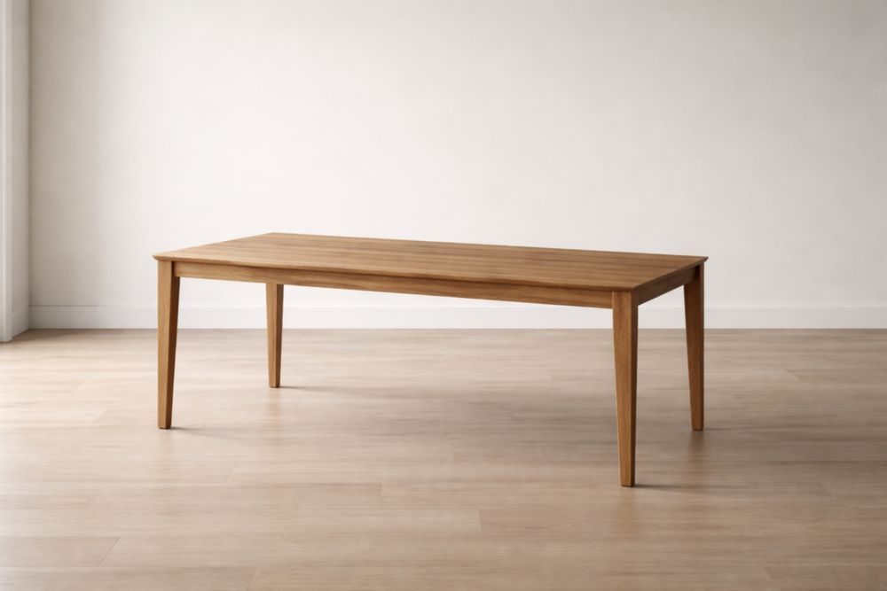 Tavolo da Pranzo in Legno Massello 180x90x75 cm