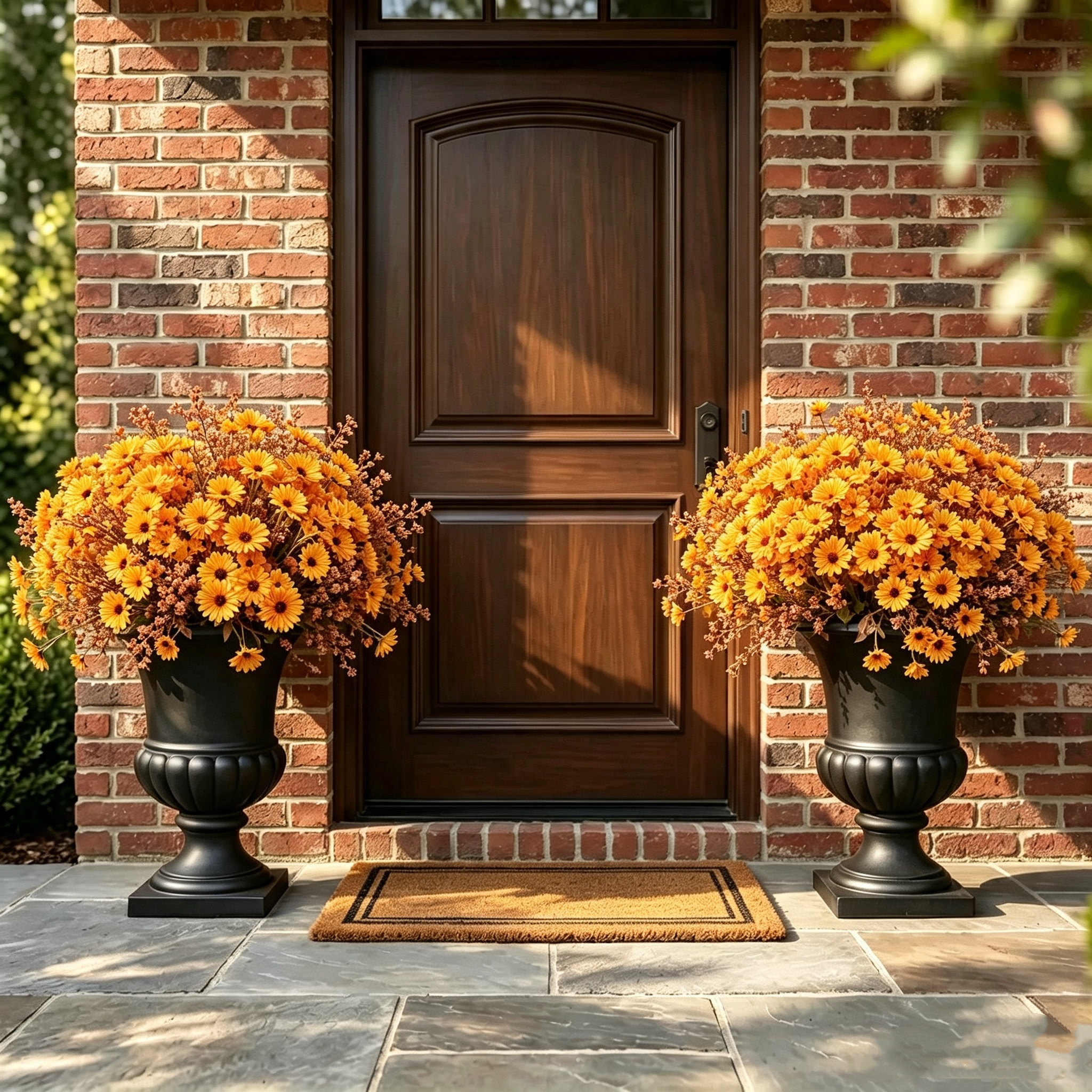 🔥Last Day 50% OFF - 🍁UV-Resistant Artificial Daisy Flowers  for Fall Decor Halloween