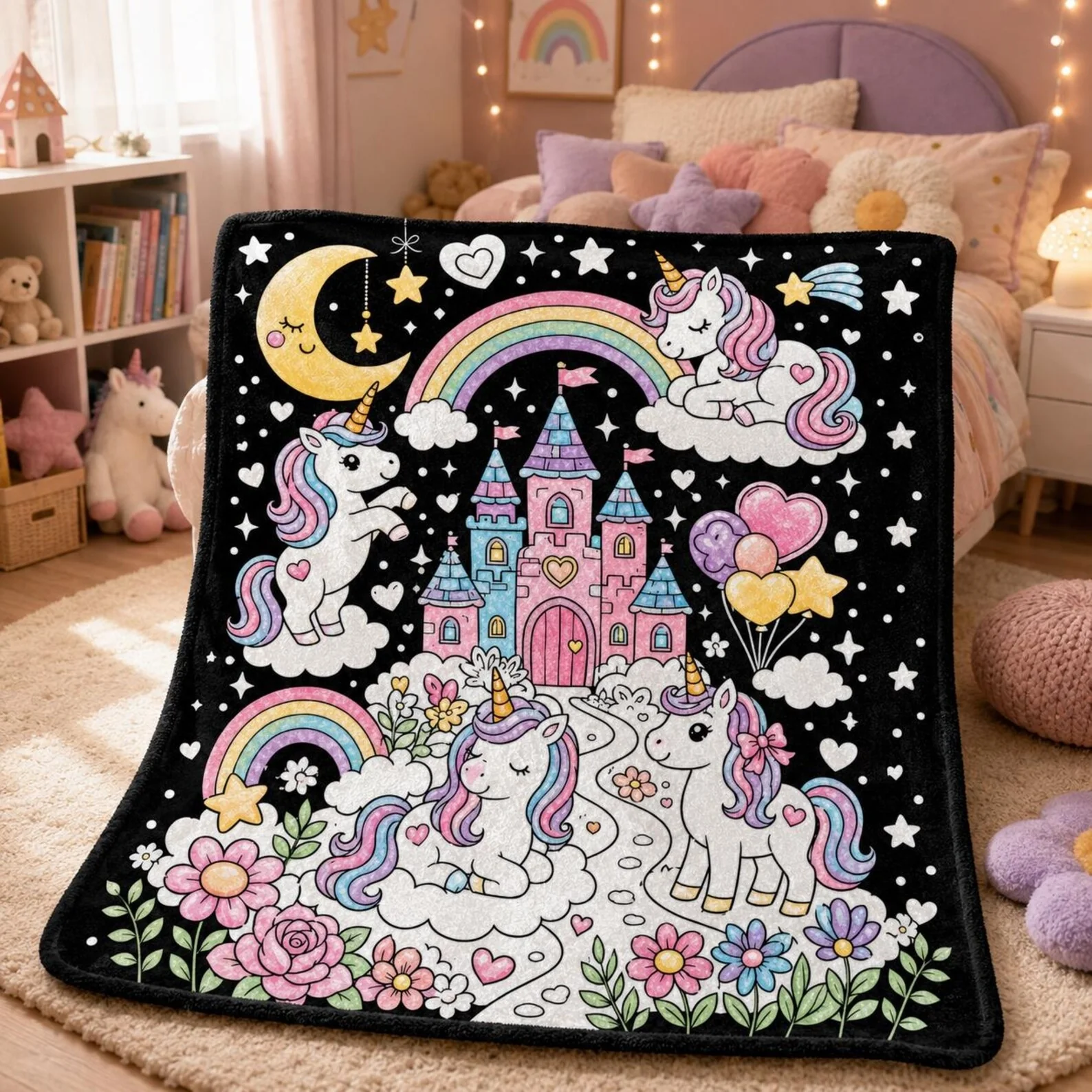 ✨Last Day 49% OFF🎨DIY Coloring Blanket with Markers🎁Perfect Gift For Family & Friends
