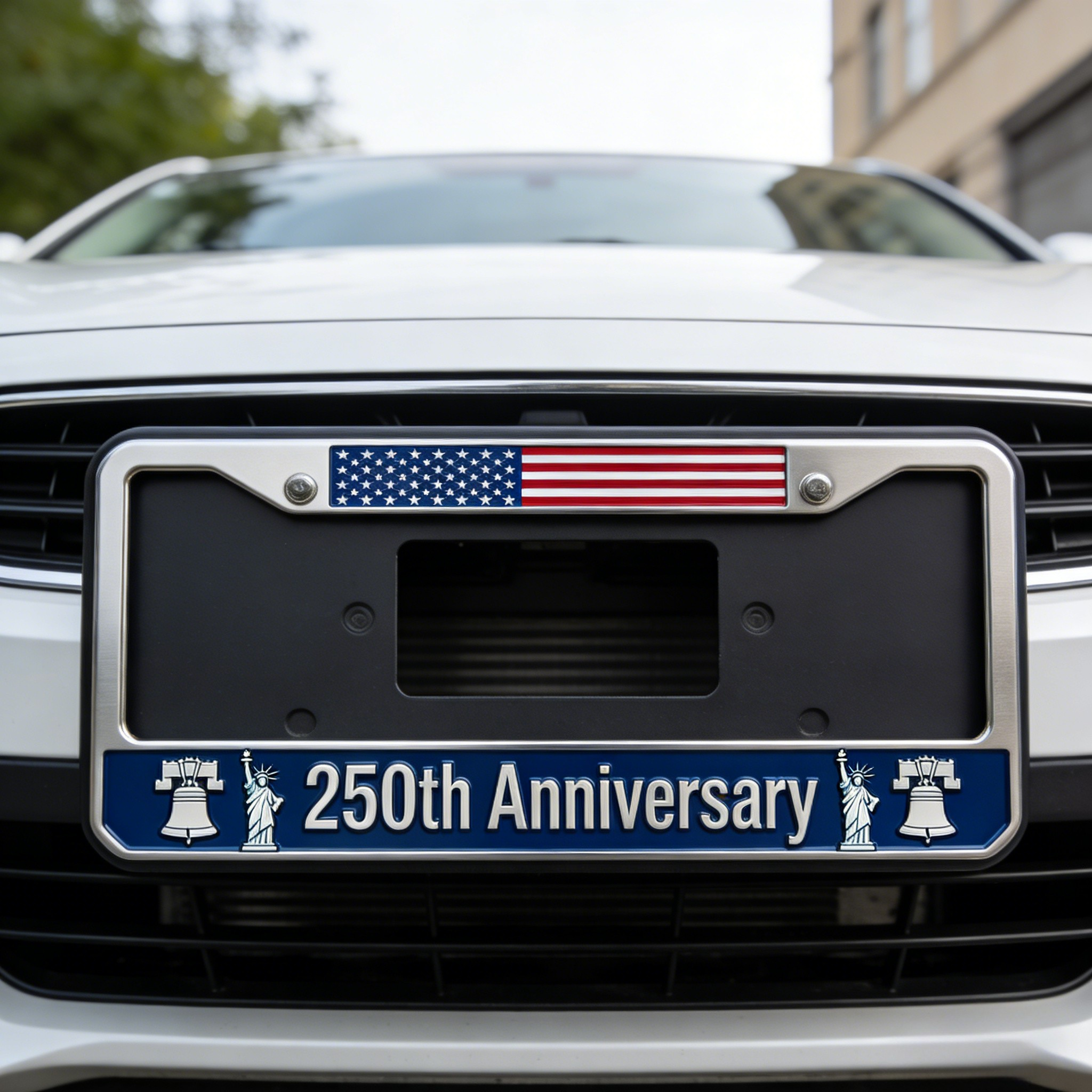250th Anniversary License Plate Frame: Drive with Heritage & Style 🏁