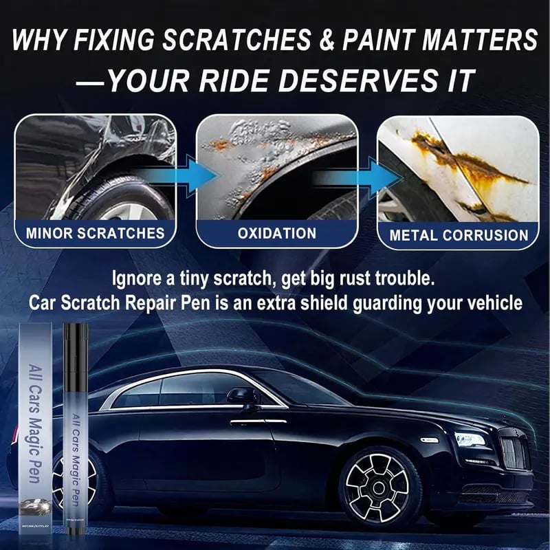 🚗✨ Magic Car Scratch Removal Pen – Instant Paint Repair & Shine 🛠️