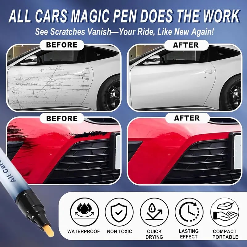 🚗✨ Magic Car Scratch Removal Pen – Instant Paint Repair & Shine 🛠️