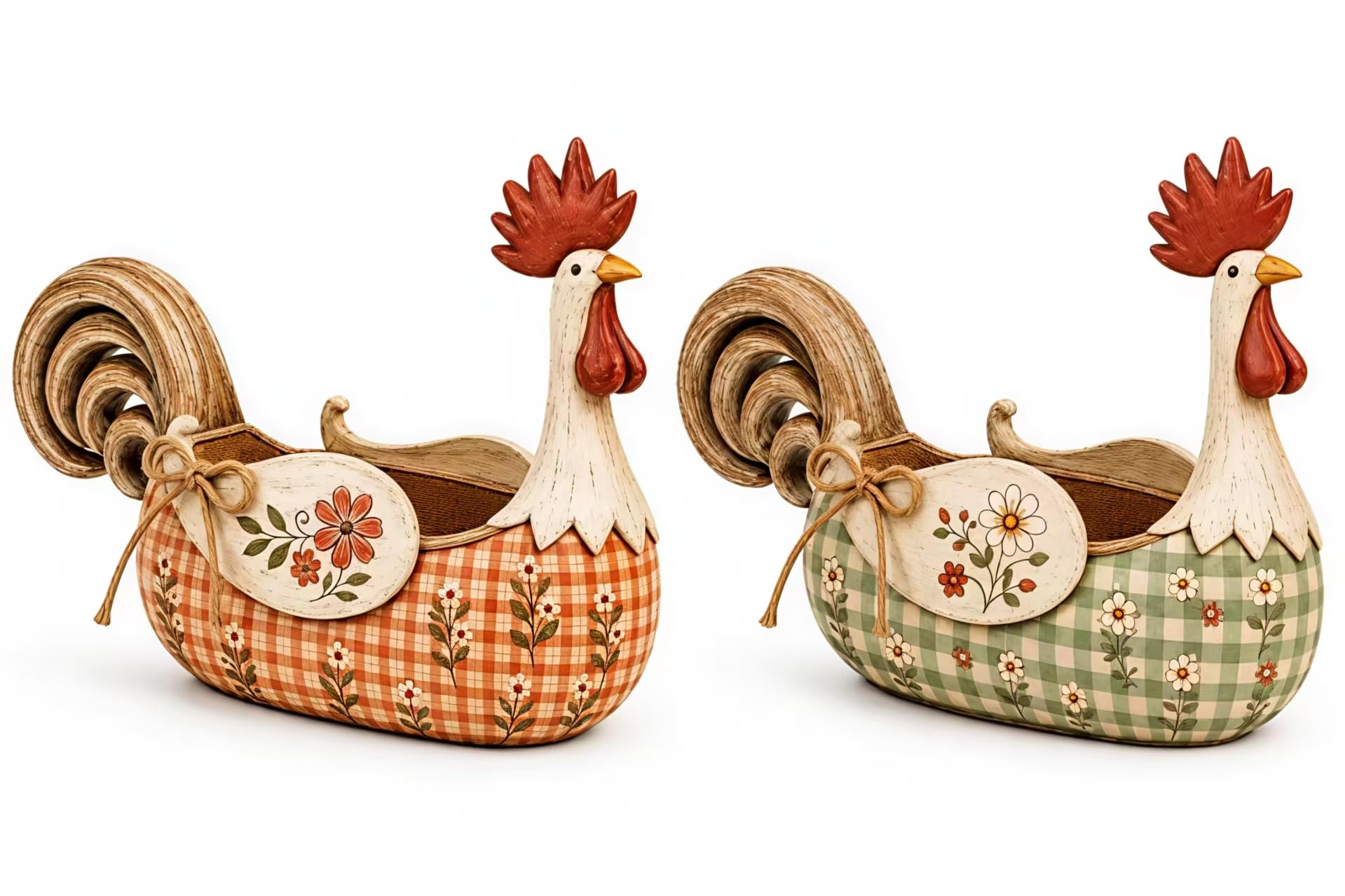 🏡2026 HOT SALE🥳50K+ SOLD!✨ 50% OFF! 🐓 Farmhouse Rooster Storage Basket
