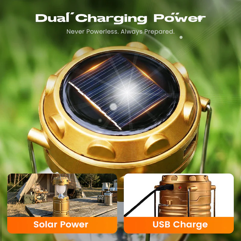 🔥Last Day Sale⏰⛺Portable Stretchable Solar Lithium Battery Emergency Light