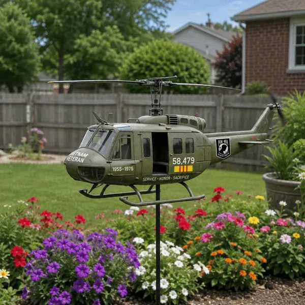 🔥Limited Time Promotion 50% OFF🔥🎖️Vietnam Veteran UH-1 Helicopter Wind Spinner