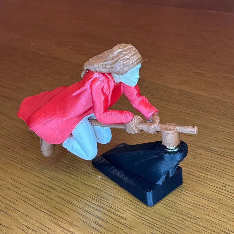 🔮🚗Witch and Wizard Broomstick Dashboard Drift Ornaments