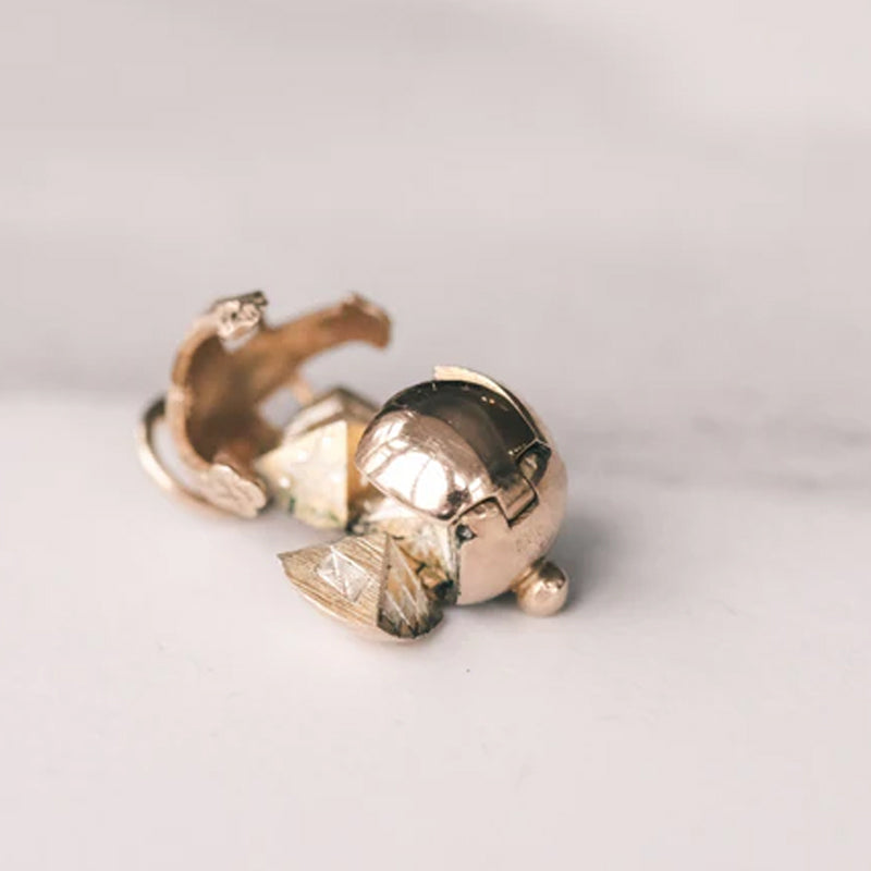 Ornivin™ Mini Transforming Sphere Pendant Geometric Jewelry