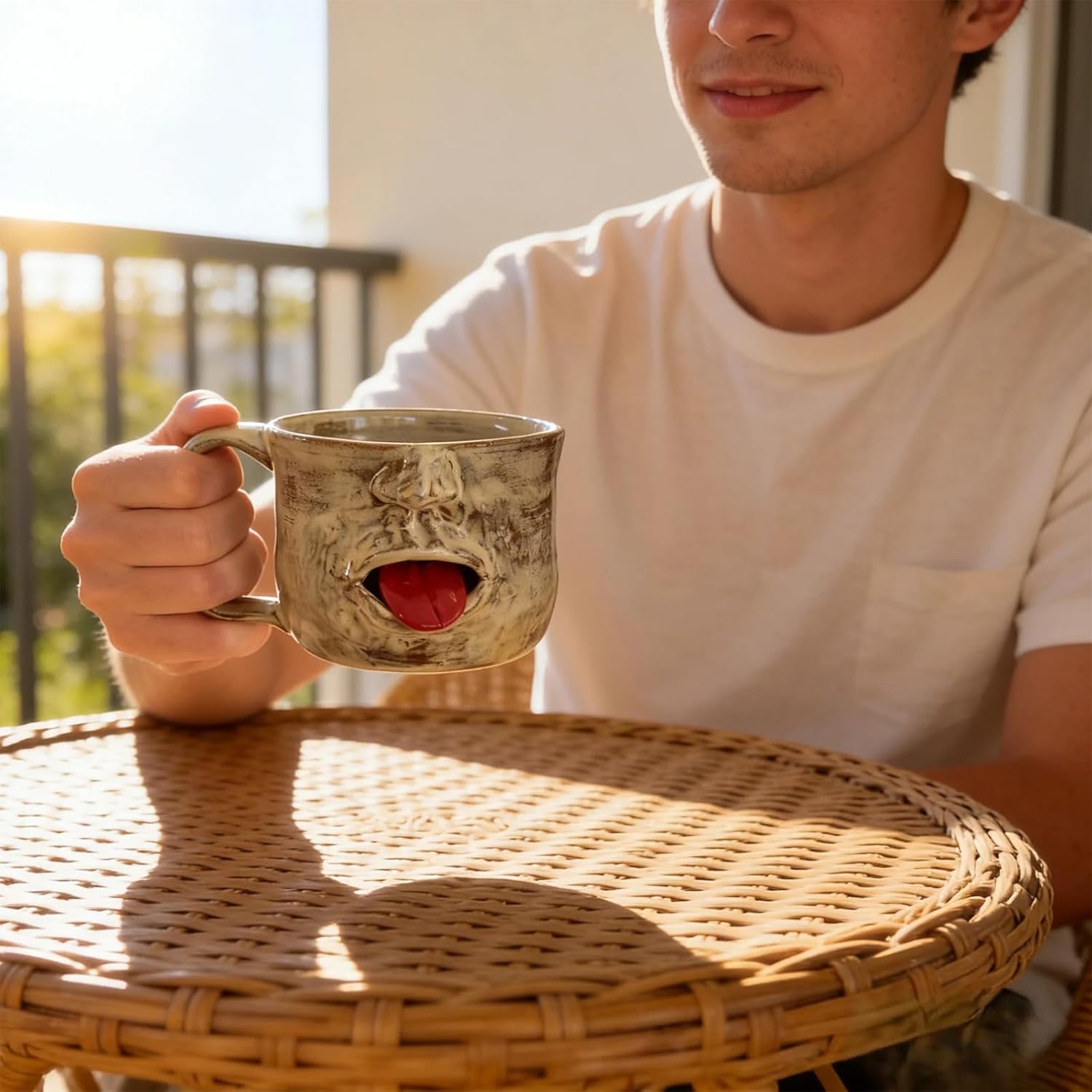 Shaking Tongue Classic Cup | Sip with personality, decorate with joy 😜☕