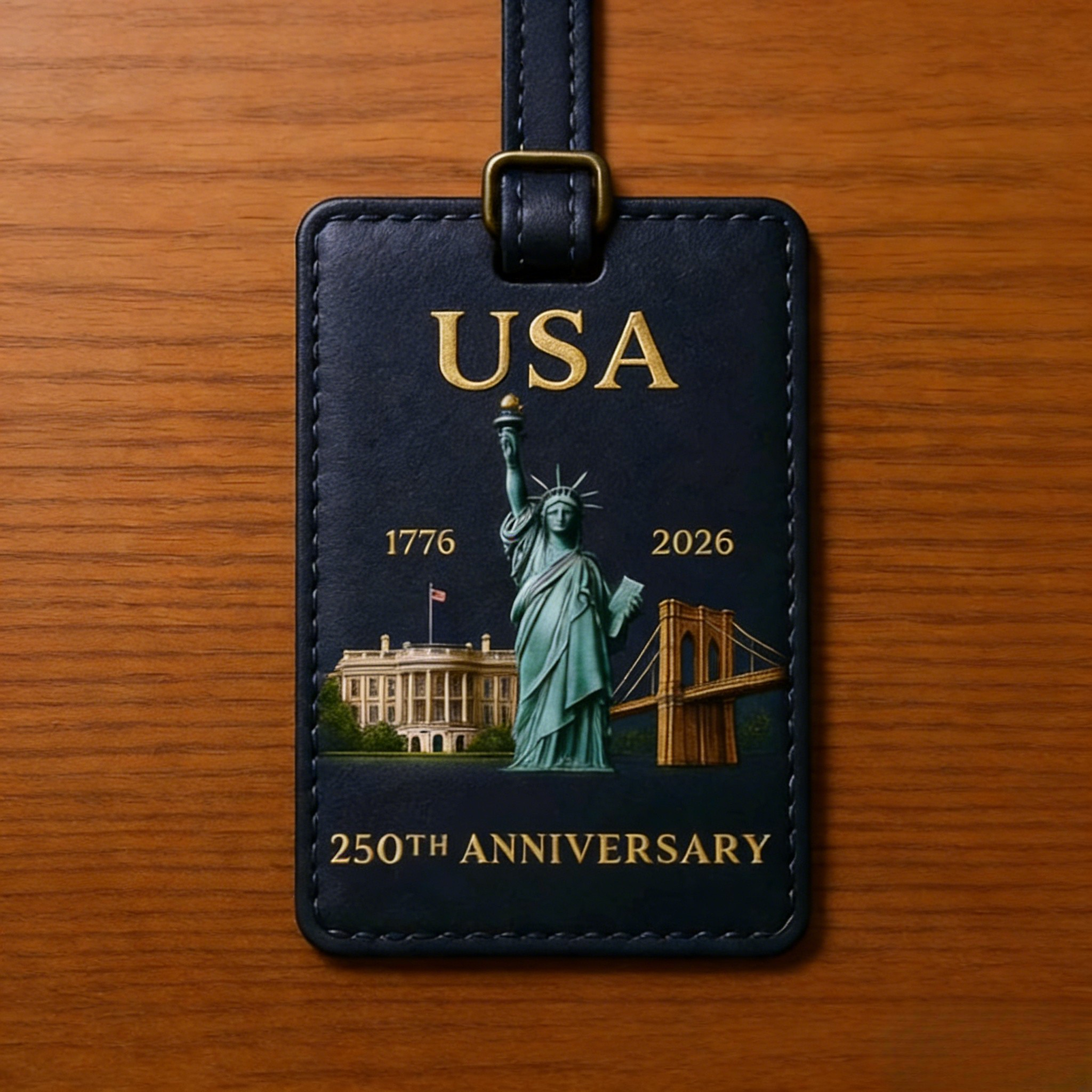 250th Anniversary USA RFID-Blocking Passport Wallet – Where Patriot Meets Premium