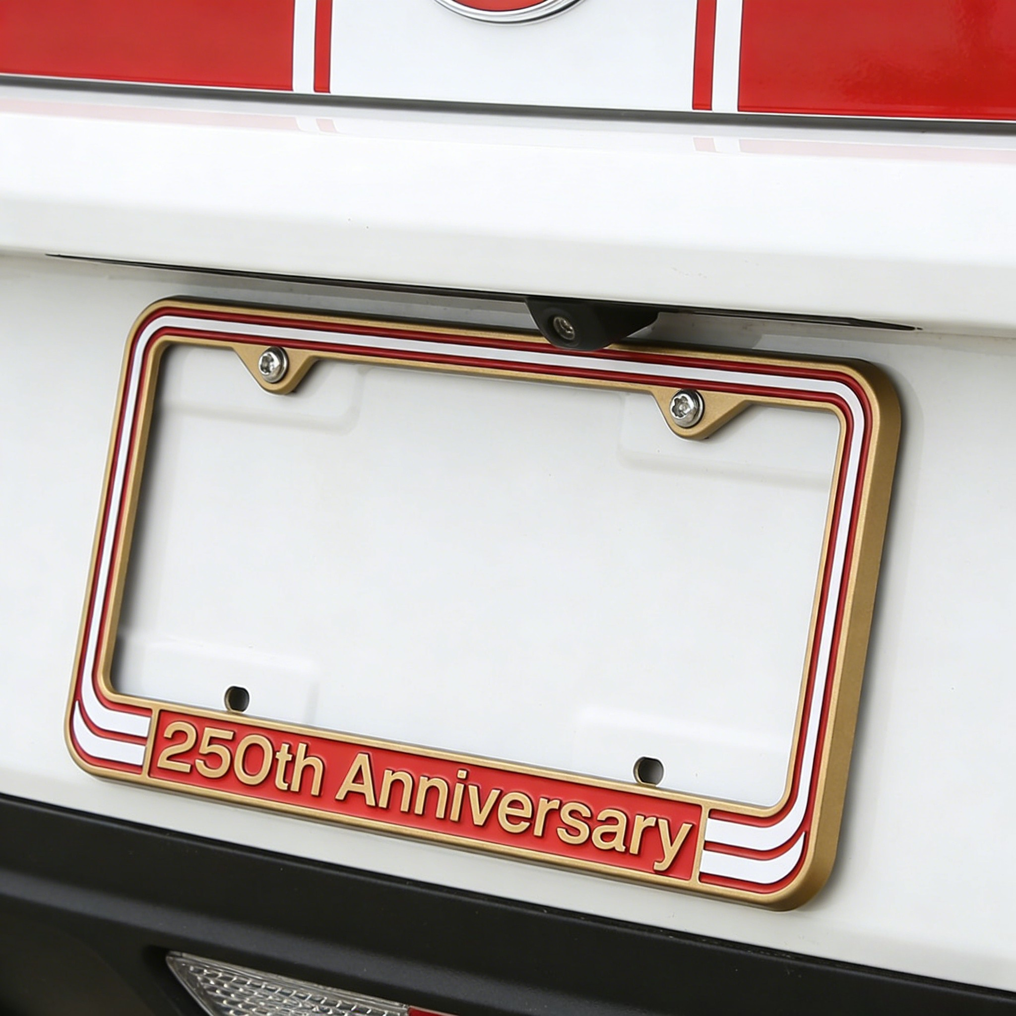 250th Anniversary License Plate Frame: Drive with Heritage & Style 🏁