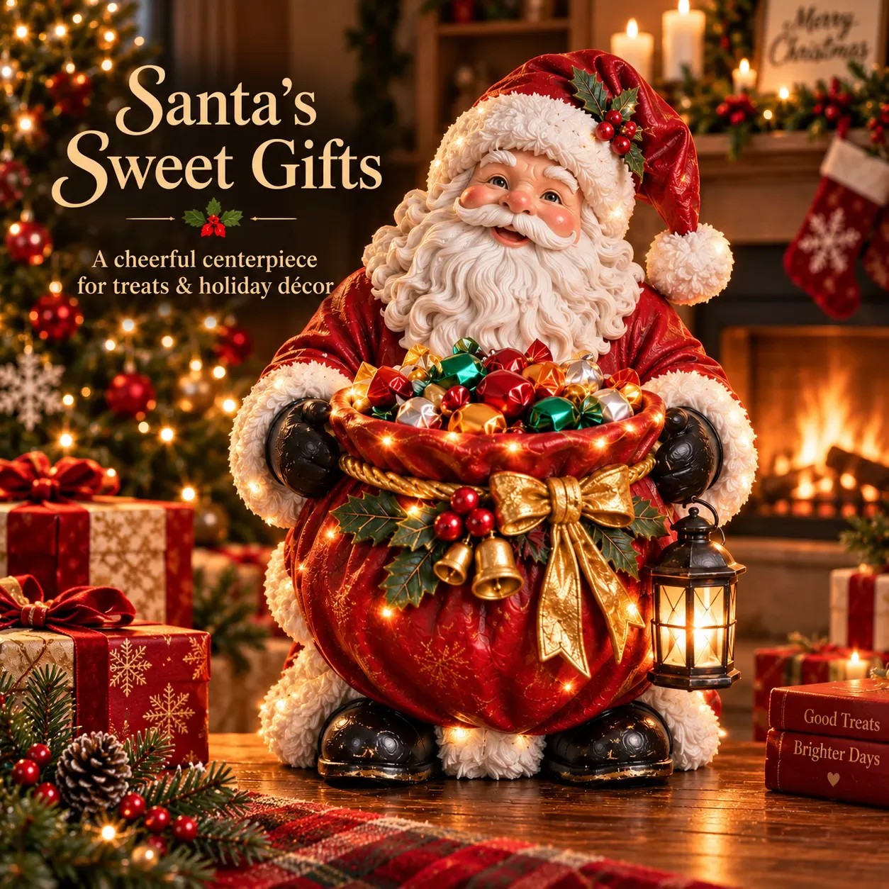 🎄 Christmas Sale 50% OFF ✨ Lighted Christmas Candy Bowl Collection – 4 Festive Holiday Designs