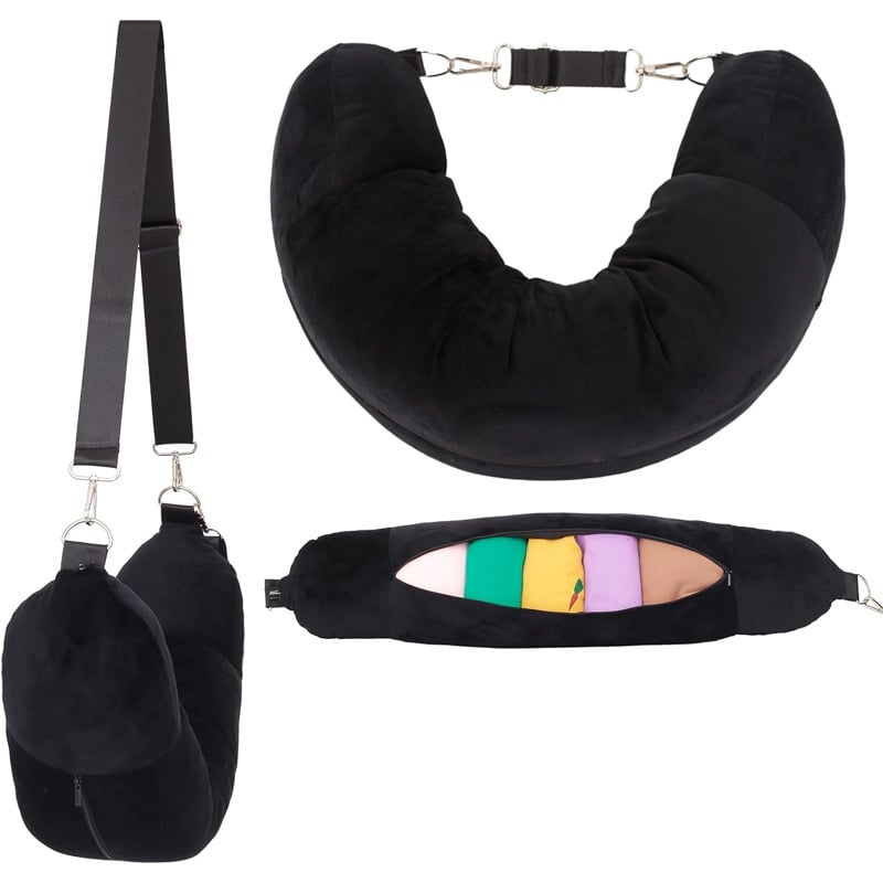 🏆Flash Sale⚡ 50K+ SOLD!💥Stuffable Travel Neck Pillow（Buy 1 get 1 free）