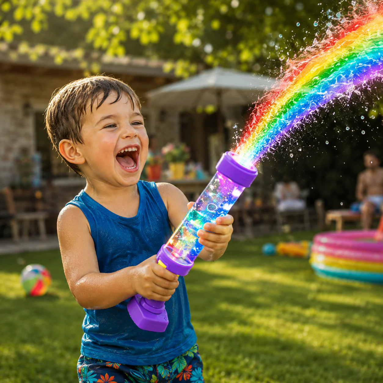 🔥Last Day 60% OFF🔥 Glowing Rainbow LED Water Blaster