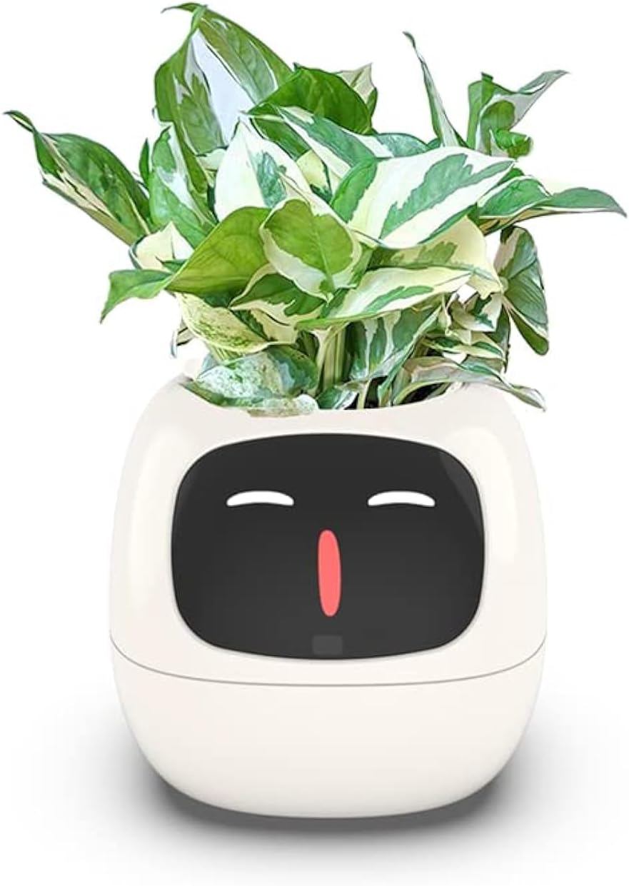 Plant pet robot smart flower pot