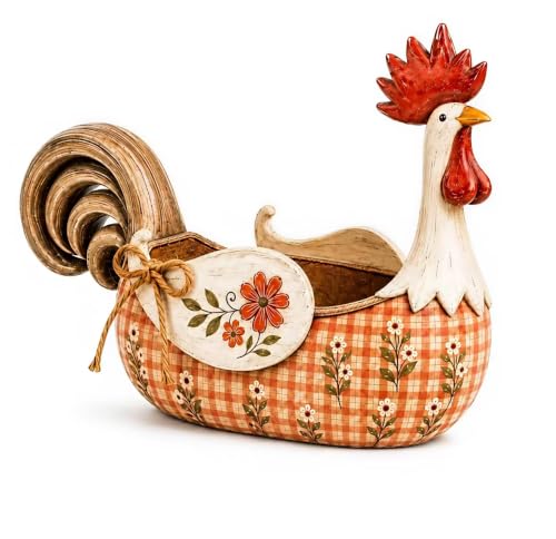 🏡2026 HOT SALE🥳50K+ SOLD!✨ 50% OFF! 🐓 Farmhouse Rooster Storage Basket