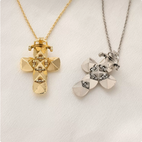 Ornivin™ Mini Transforming Sphere Pendant Geometric Jewelry