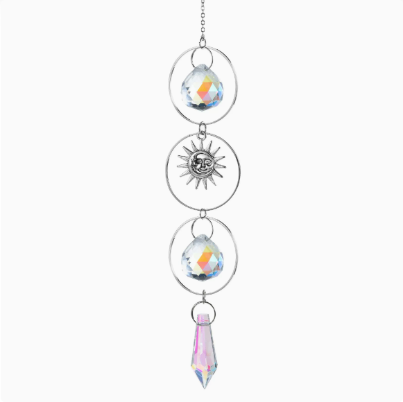 ✨ Celestial Crystal Suncatcher: Stars, Moons, and Sunlight in One