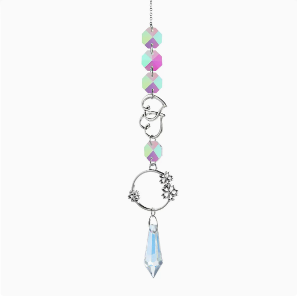 ✨ Celestial Crystal Suncatcher: Stars, Moons, and Sunlight in One