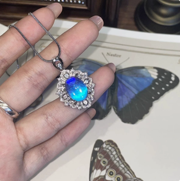 Butterfly Blue: The Luminous Heirloom Pendant 🦋💎
