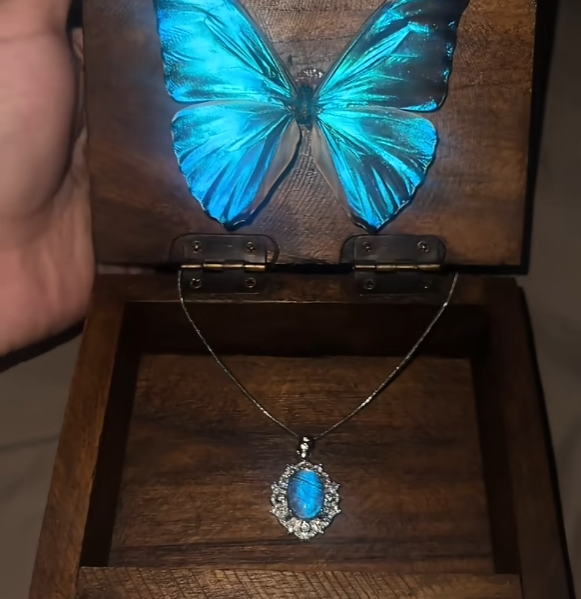 Butterfly Blue: The Luminous Heirloom Pendant 🦋💎