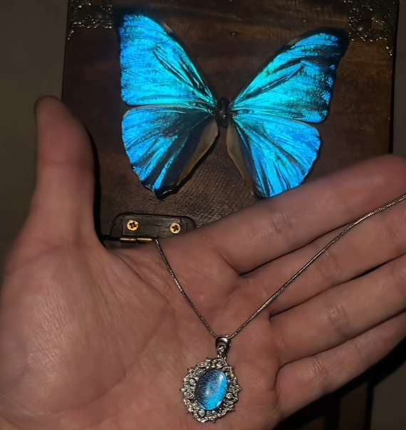 Butterfly Blue: The Luminous Heirloom Pendant 🦋💎