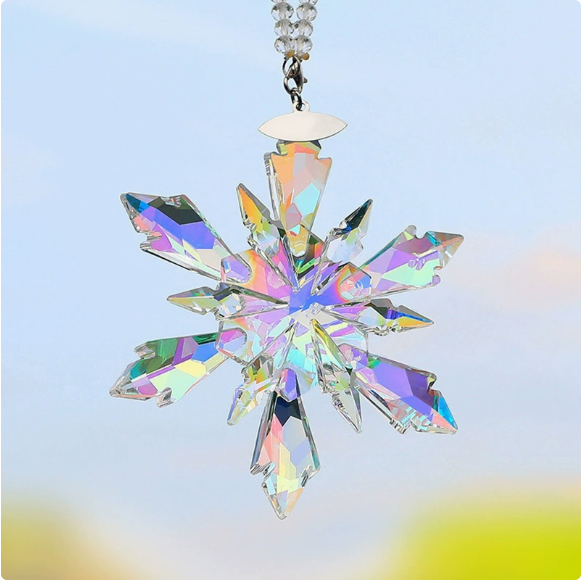✨ Celestial Crystal Suncatcher: Stars, Moons, and Sunlight in One