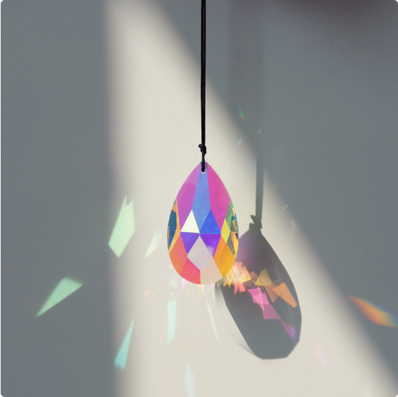 [Copy]✨ Celestial Crystal Suncatcher: Stars, Moons, and Sunlight in One