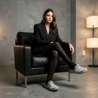 Iconic Shell-Toe Striped EVA Clogs: Retro Style, Modern Comfort 🪩