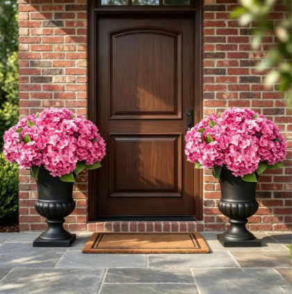 💥Hot Sale 50% OFF💐Artificial Outdoor Hydrangea Flowers - UV resistant, Waterproof, Windproof