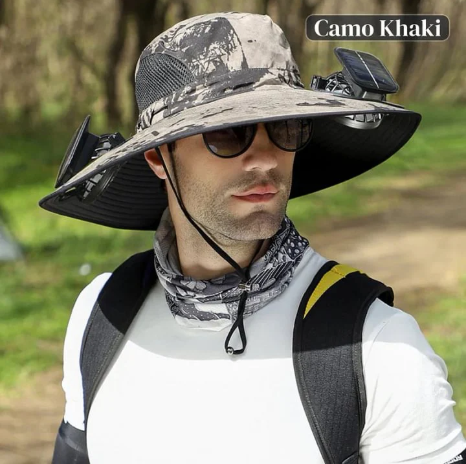 🔥HOT SALE NOW 49% OFF🔥Solar Cooling Sun Hat – Portable Fan Cap