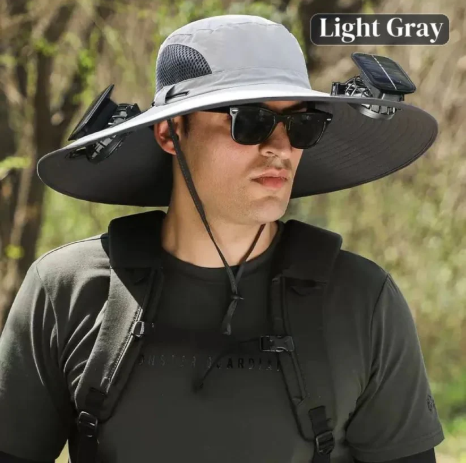 🔥HOT SALE NOW 49% OFF🔥Solar Cooling Sun Hat – Portable Fan Cap