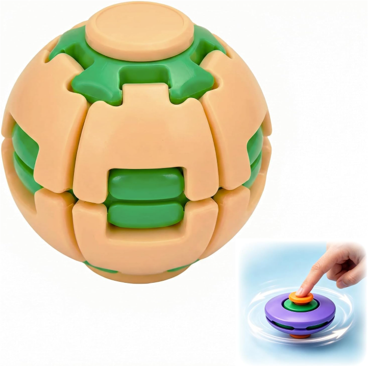 ⭐2026 HOT SALE🎁🏀360° Press & Spin Fidget Decompression Ball ✨