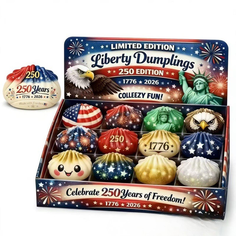 Liberty Dumplings Squeeze Toy 🎇: 250th Anniversary Limited Edition 🇺🇸