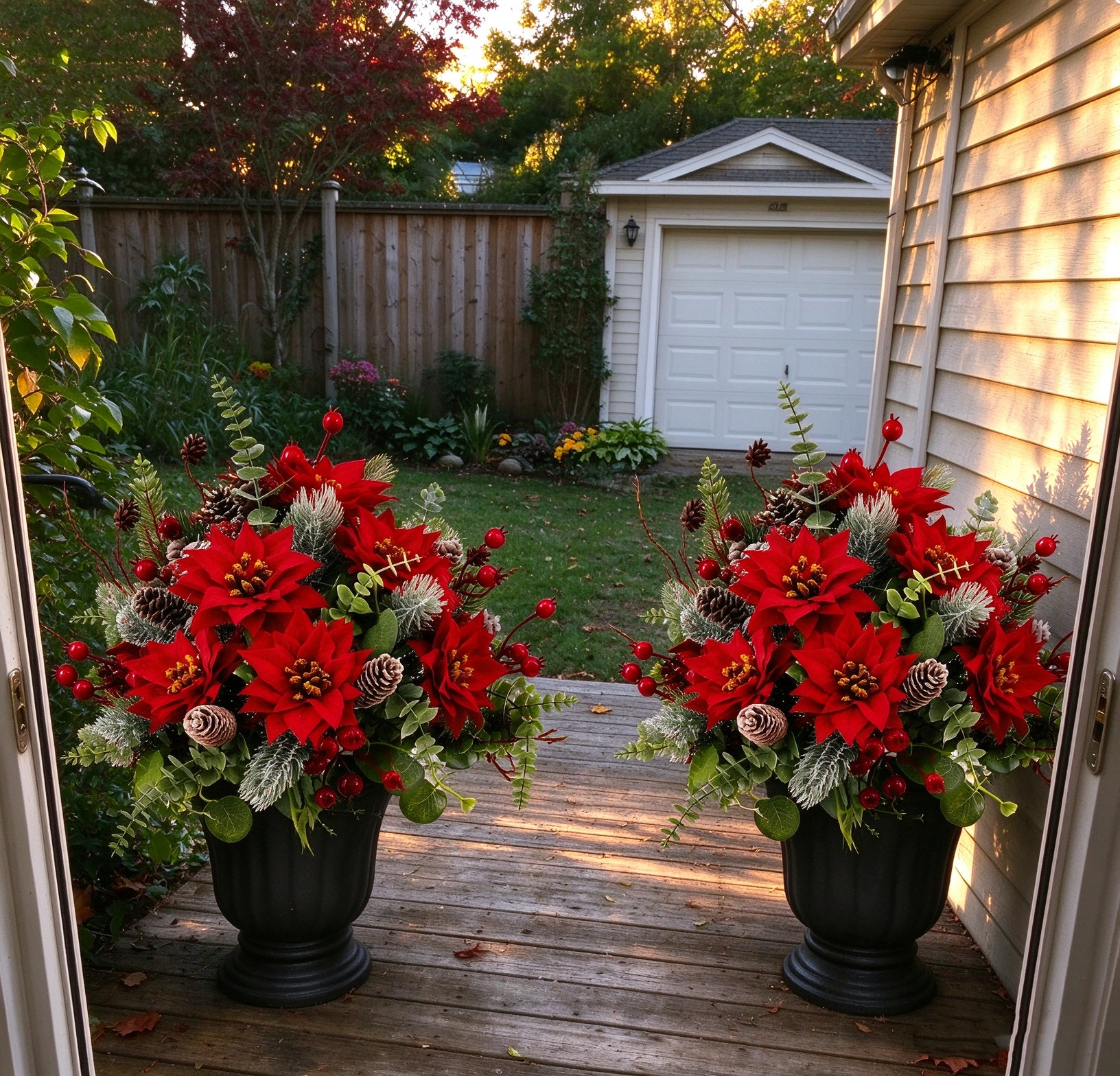[Copy]🔥 Best Seller | LAST DAY 50% OFF 🎄Christmas Poinsettia Planter Inserts, In Stock