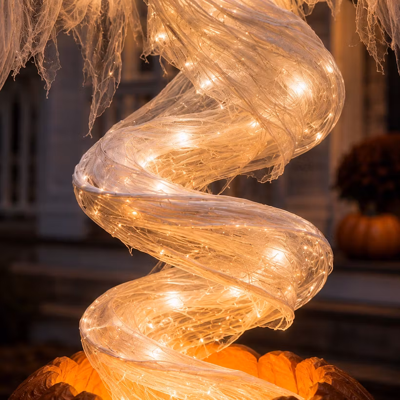 🔥Get 50% OFF👻Swirling Ghost Pumpkin Yard Lamp🎃
