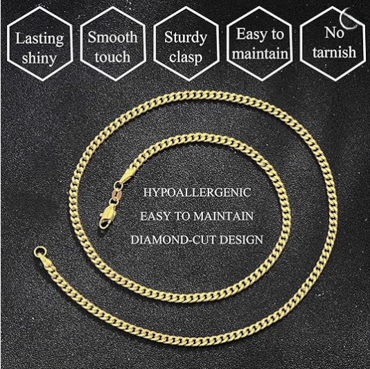 Miami Cuban Link Chain in Yellow Gold