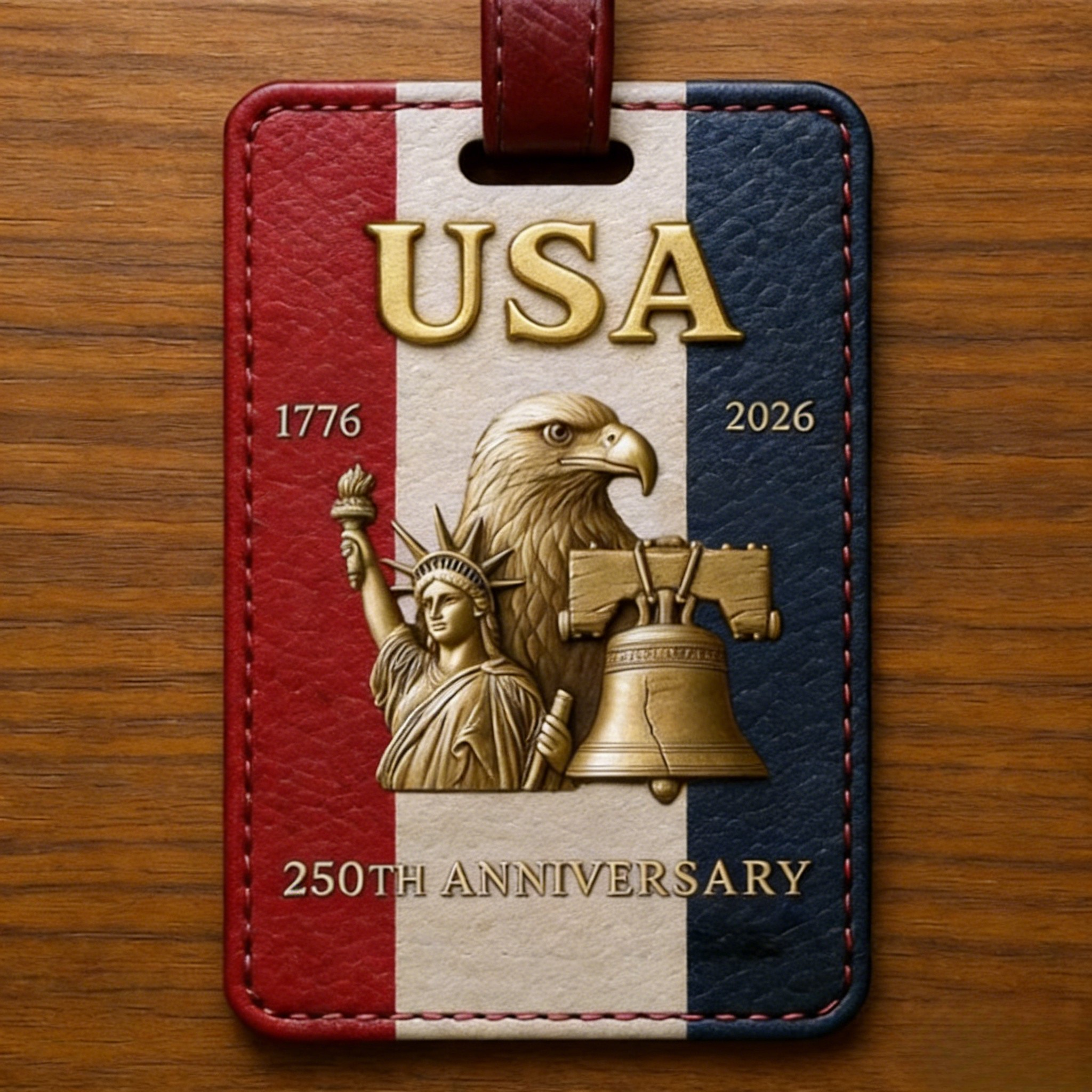 250th Anniversary USA RFID-Blocking Passport Wallet – Where Patriot Meets Premium
