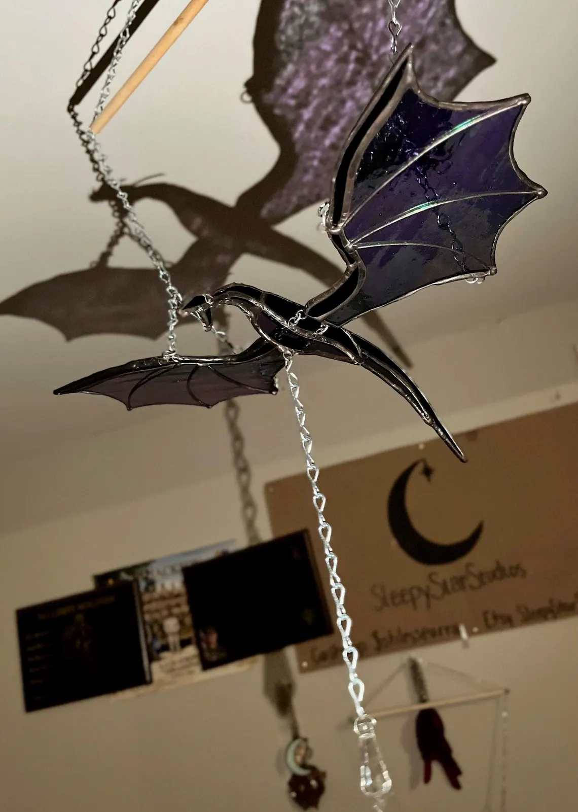 🐉 Stained Glass Dragon Suncatcher