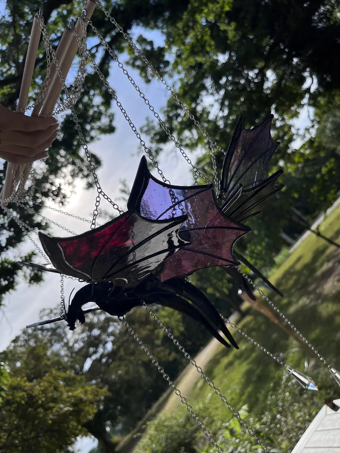 🐉 Stained Glass Dragon Suncatcher