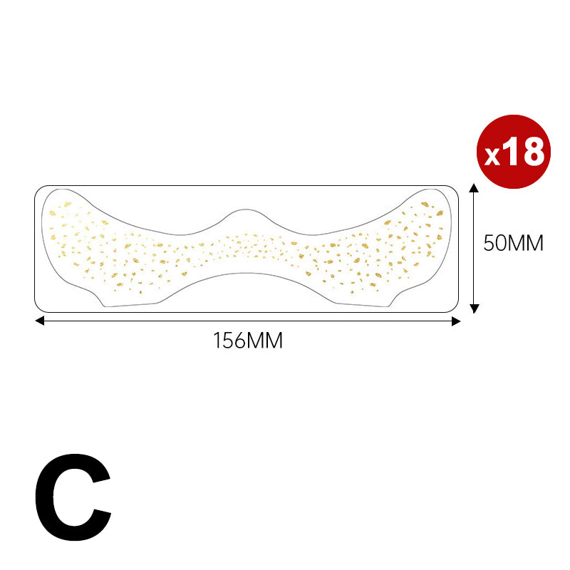 6-pack of freckled face temporary tattoo stickers