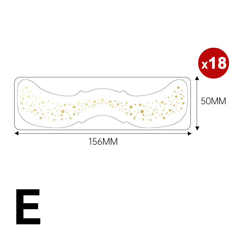 6-pack of freckled face temporary tattoo stickers