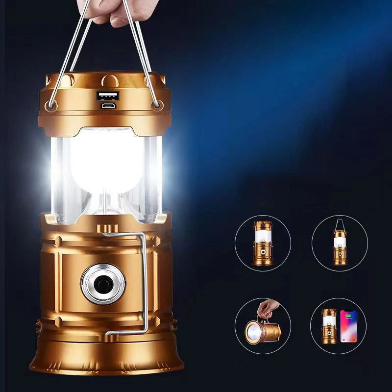 🔥Last Day Sale⏰⛺Portable Stretchable Solar Lithium Battery Emergency Light