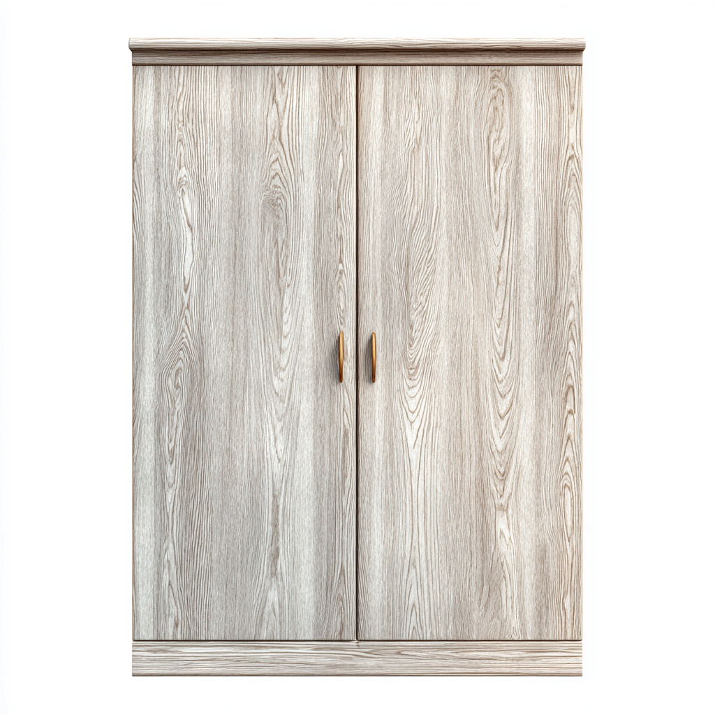 Kleiderschrank - Holzoptik - 100x55x190 cm - hellbraun - modernes Design-Sofagetly
