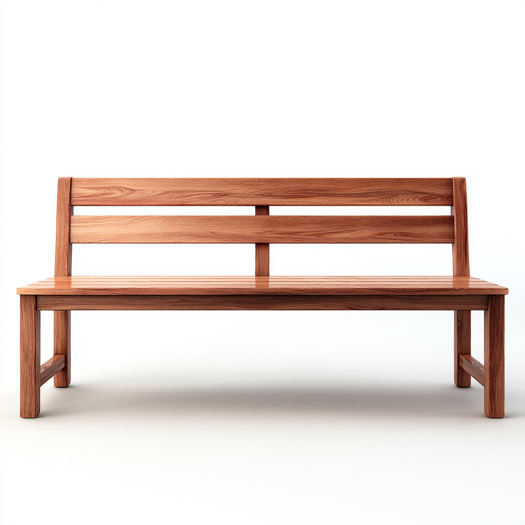 Gartenbank Holz 130x55x85 cm - Braun - Modernes Design-Sofagetly