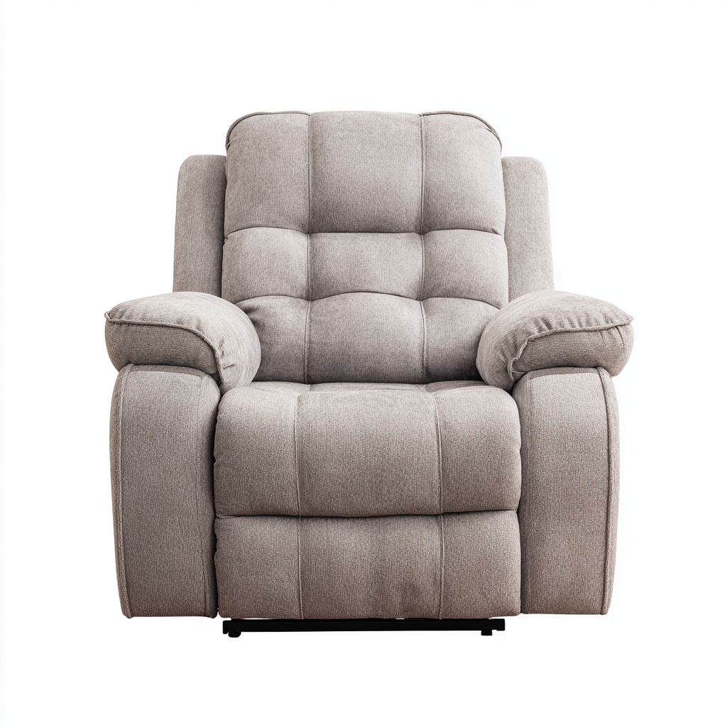 Liegesessel Stoffpolsterung 95x90x100 cm - Beige - Modernes Design-Sofagetly